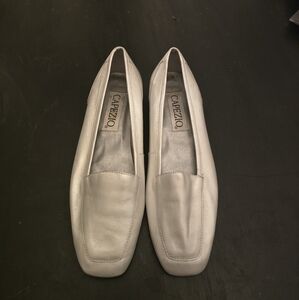 Capezio silver flats size 7.5